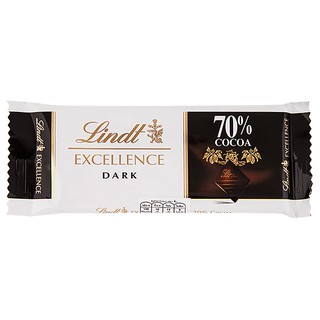 ลินด์เอ็กเซลเลนซ์ดาร์กช็อกโกแลต70เปอร์เซ็นต์ 35กรัม Lindt Excellence 70 Percent Dark Chocolate 35g.