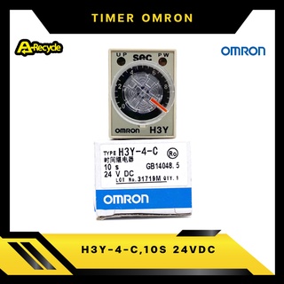 OMRON H3Y-4-C,10S 24VDC TIMER  ทามเมอร์ เครื่องหน่วงเวลา เครื่องตั้งเวลา