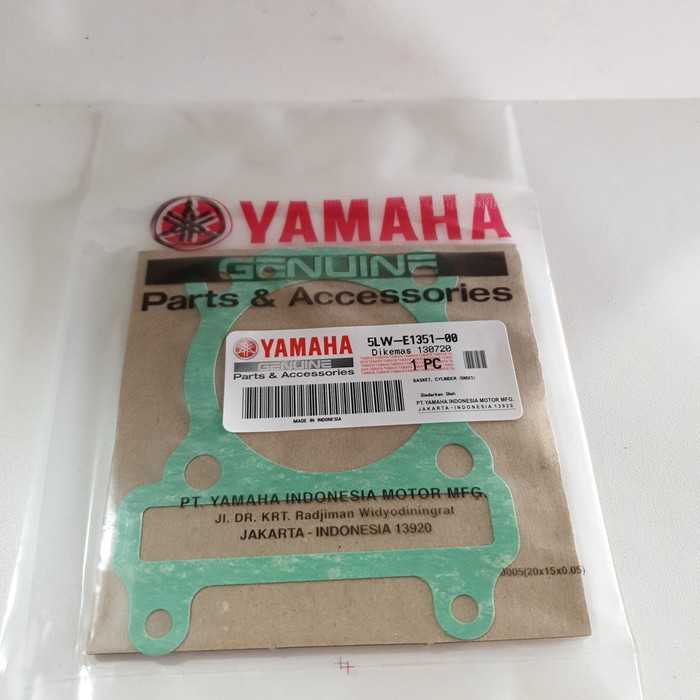 ต้นฉบับ YAMAHA MIO NOUVO FINO SOUL 5LW-E1351-00 SEHER BLOCK GASKET