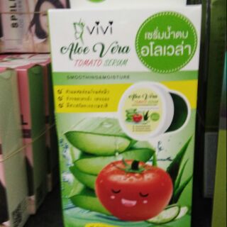 vivi aloe vera tomato serum  ยกกล่อง ( 6 ซอง)