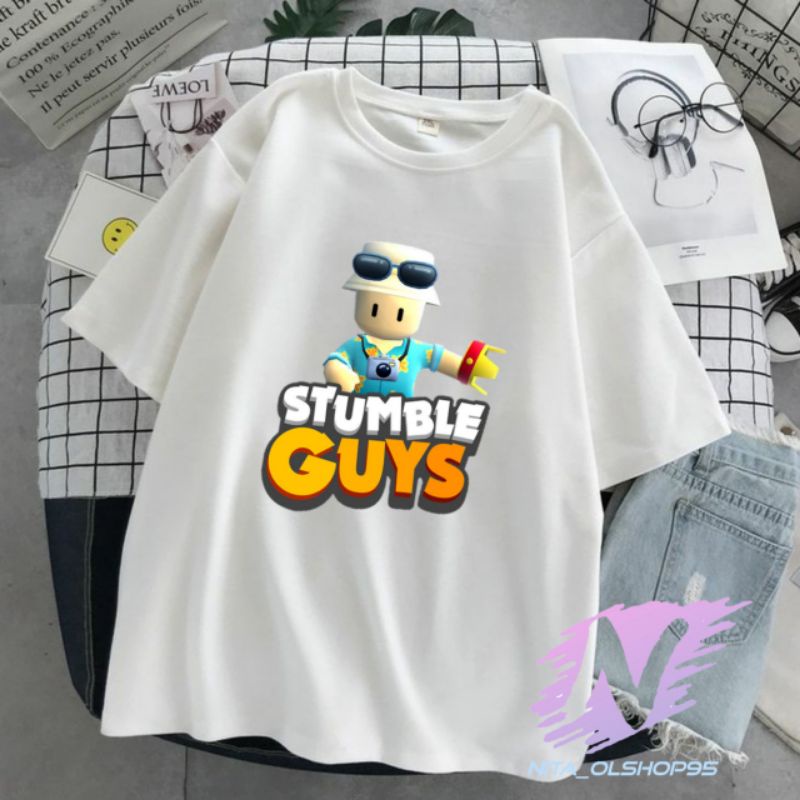 เสื้อยืด Stumble Guys เสื้อยืดเด็ก Stumble Guys