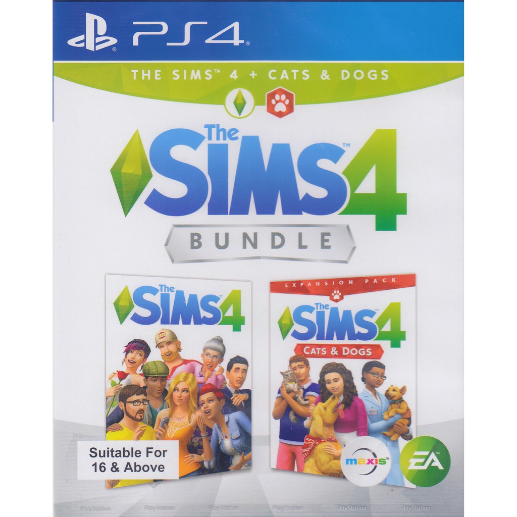 [+..••] PS4 THE SIMS 4 + CATS &amp; DOGS BUNDLE [CHINESE COVER] (ENGLISH &amp; CHINESE SUBS) (เกม PlayStation 4™🎮)