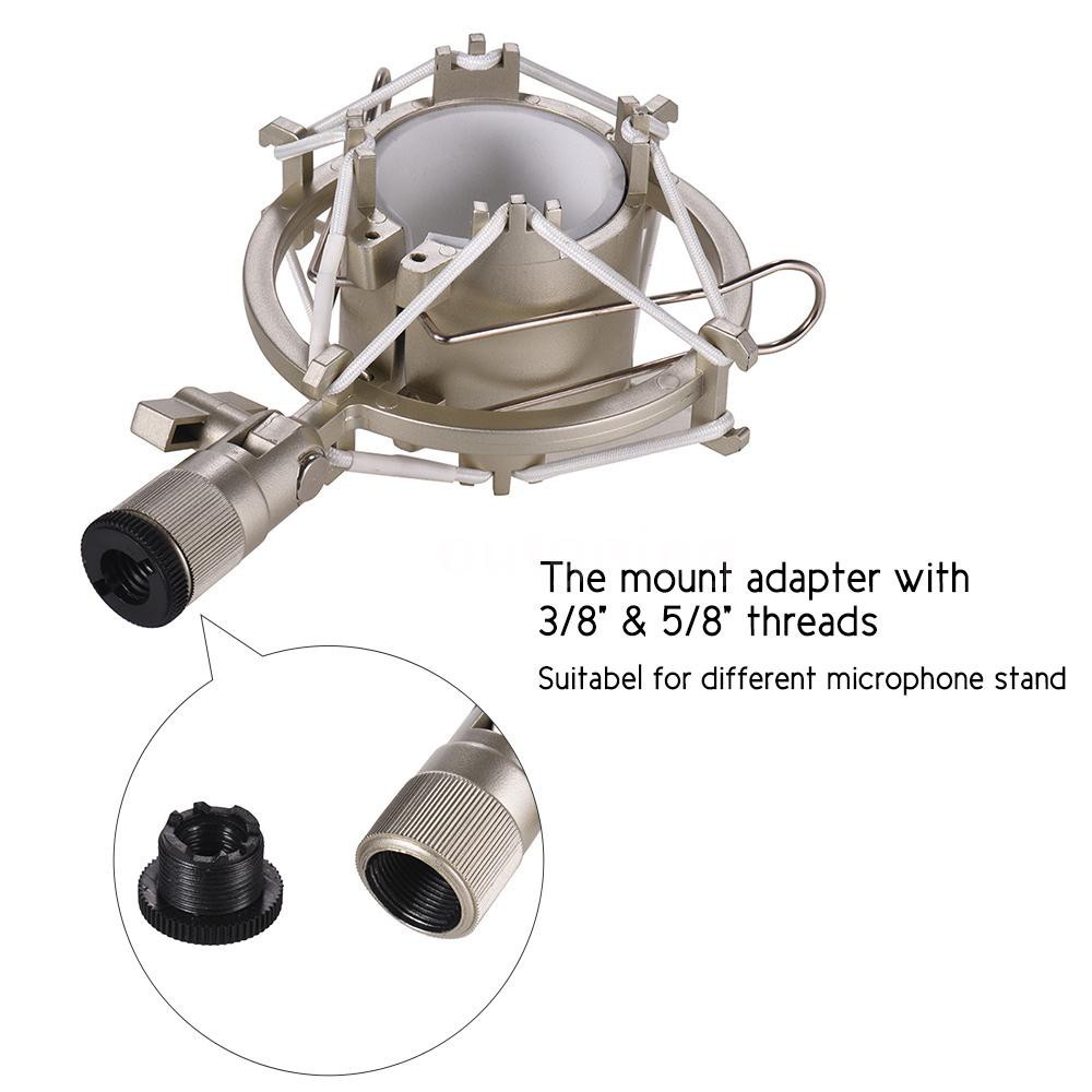 Univerdal Condenser Microphone Mic Shock Mount Holder Bracket Plastic Anti-vibra