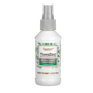 Quantum Health, TheraZinc Spray with Immune Boosting Peppermint Flavour 4 fl oz (118 ml)