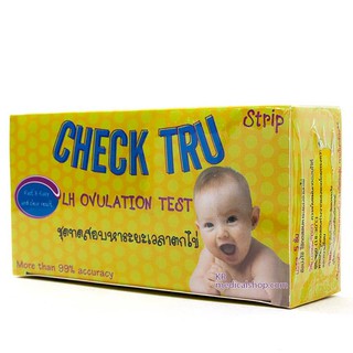 Check Tru ของแท้100% ตรวจไข่ตก ชุดทดสอบหาระยะเวลาตกไข่ มี 5 ชุดทดสอบต่อกล่อง