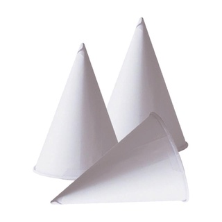 เอโร่ กรวยกระดาษ สีขาว แพ็ค 200 ใบ/aro White Paper Cone x 200 pcs