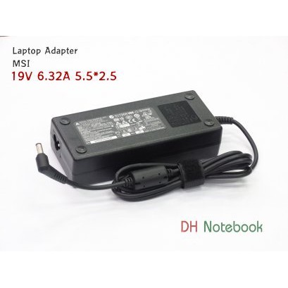 อะแดปเตอร์สายชาร์โน๊ตบุ๊ค MSI GV62 GX633 GX640 GX660 GX700 GX701 GX720 Laptop Charger Adapter 120W 1
