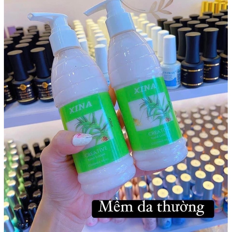 xina น้ำยาดันหนังทำให้หนังนิ่ม ไม่ต้องแช่นำ้ก่อนตัตหนังค่ะ ขนาต 200ml
