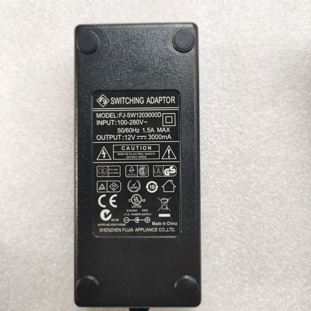 Fujia 12V3000MA 12v2500MA 12V2000MA เปียโนไฟฟ้าคีย์บอร์ดอิเล็กทรอนิกส์อะแดปเตอร์สายไฟ