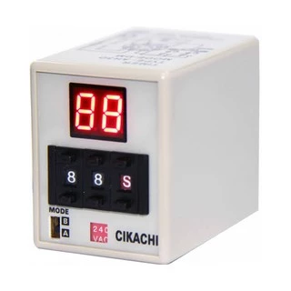 CIKACHI AH3D-DM 220V 24VDC 380V Timer ไทม์เมอร์