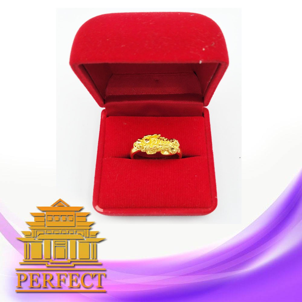 แหวน แหวนปี่เซี่ย 2สลึง นำโชคลาภ วาสนาสินค้าขายดี ชุบเศษทองเยาวราช ชุบทอง100% งานฝีมือจากช่างเยาวราช