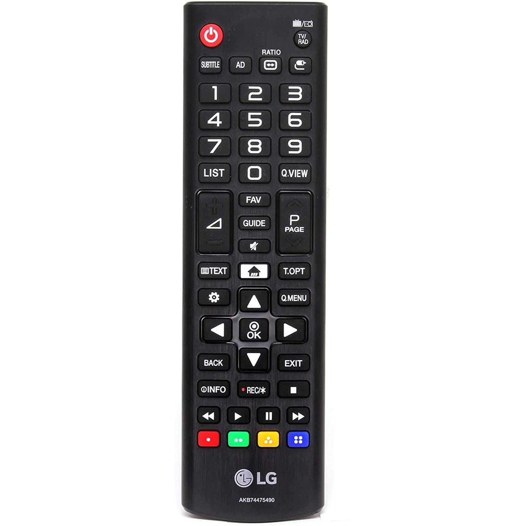 รีโมททีวี แอลจี TV LG ใช้ได้ทุกรุ่นที่มีปุ่มHome รุ่น AKB74475490 ใช้กับ TV LCD, LED, Smart TV ที่มีปุ่ม Home รับประกันข