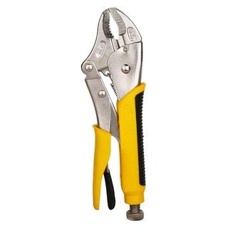 pliers CURVED-JAW LOCKING PLIER STANLEY 84-369-1 10" Hand tools Hardware hand tools คีม คีมล็อค ปากโค้ง STANLEY 10" เครื