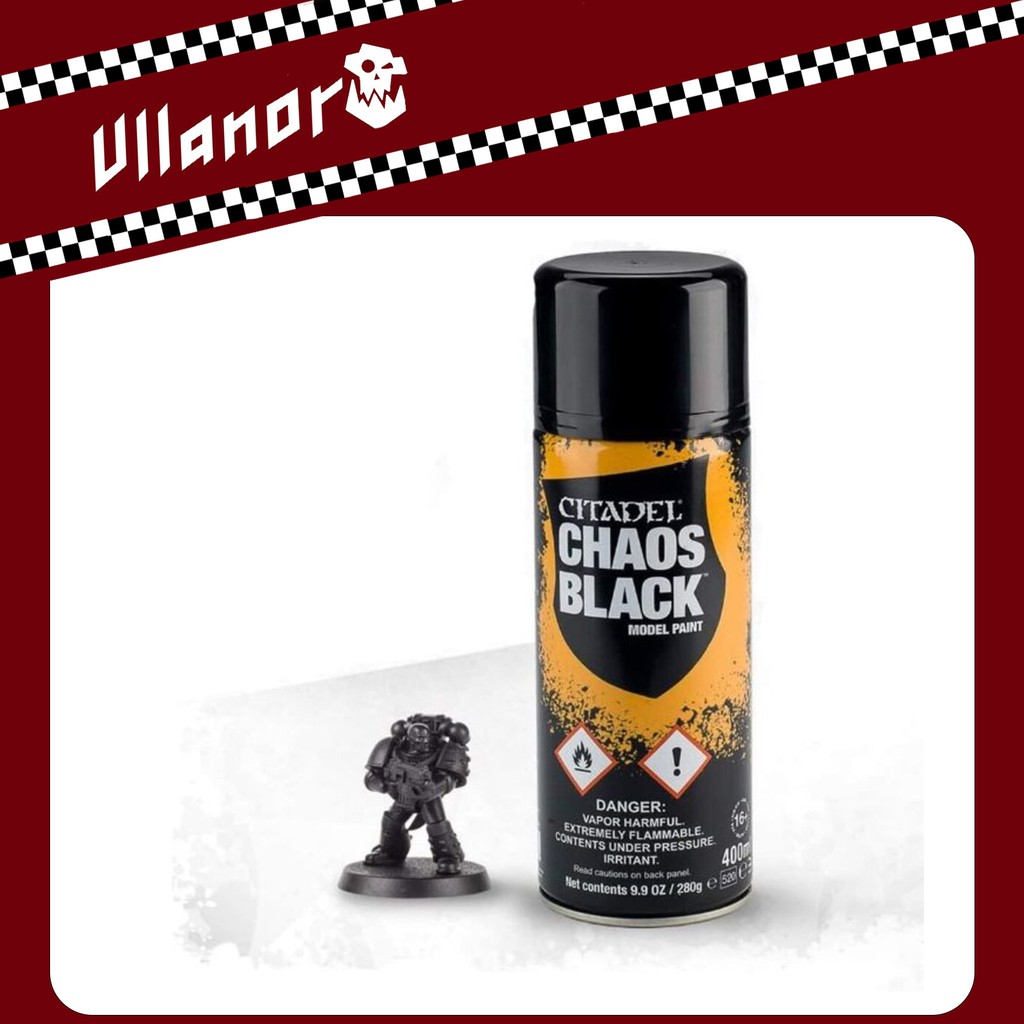Citadel Colour : Chaos Black Spray