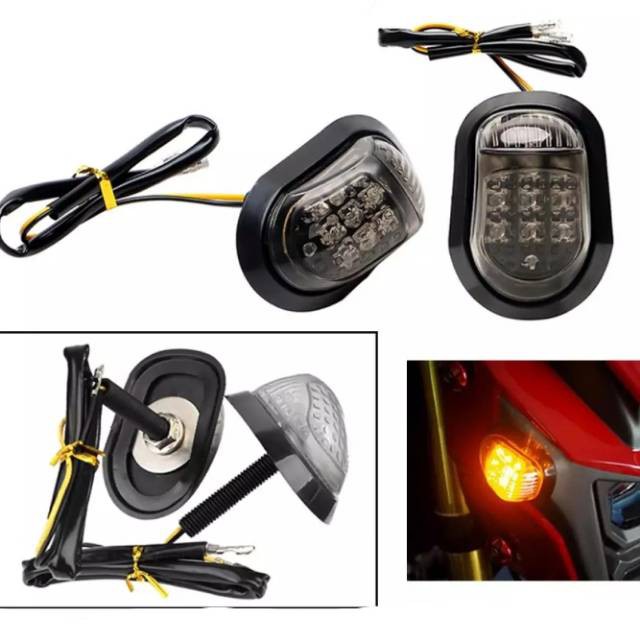 ต้นฉบับ Universal Higual รูปไข่หลอดไฟ Led สําหรับ R15, Cbr150r, Gsx, Ninja 250, R25 และรถจักรยานยนต์