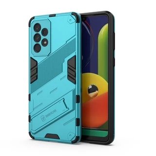 เคสโทรศัพท์มือถือแบบแข็ง กันกระแทก พร้อมขาตั้ง สไตล์พังก์ สําหรับ Samsung Galaxy A73 A53 A33 A13 4G 5G