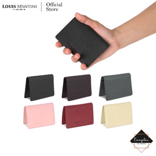 Louis Montini Cowhide Credit Card Holder กระเป๋าเก็บบัตร หนังวัวแท้ กระเป๋าใส่บัตรเครดิต WK07