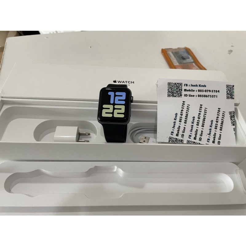 S3 42mm TH GPS Space Gray สภาพเครื่องเหมือนสวยมาก แบต88%คุ้มสุด