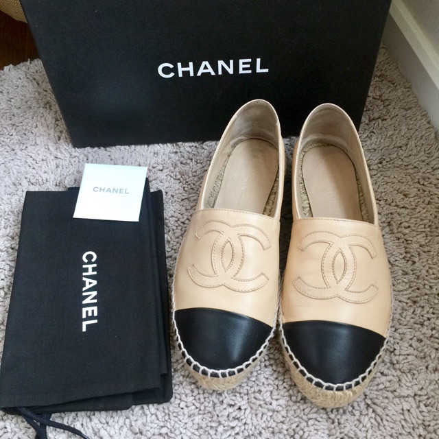 Used 95%  Chanel espadrilles Authentic 💯% size 36
