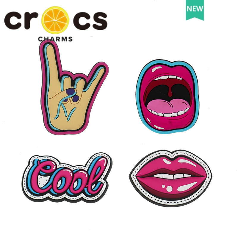 JIBBITZ cross charms ตัวติดรองเท้า KIKSSeries ตัวติดรองเท้า cross