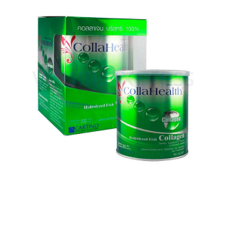 Exp.11/23 Collahealth Fish 200g คอลลาเจนแบบผง 1 กระป๋อง collagen colla health