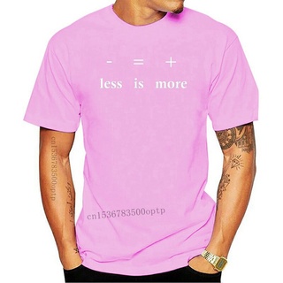 ขายดี!ขายดี เสื้อยืดลําลอง แขนสั้น คอกลม พิมพ์ลาย The Less Is More Minus Equal Plus Slogan สไตล์ฮิปฮอป สําหรับผู้ชาย Co