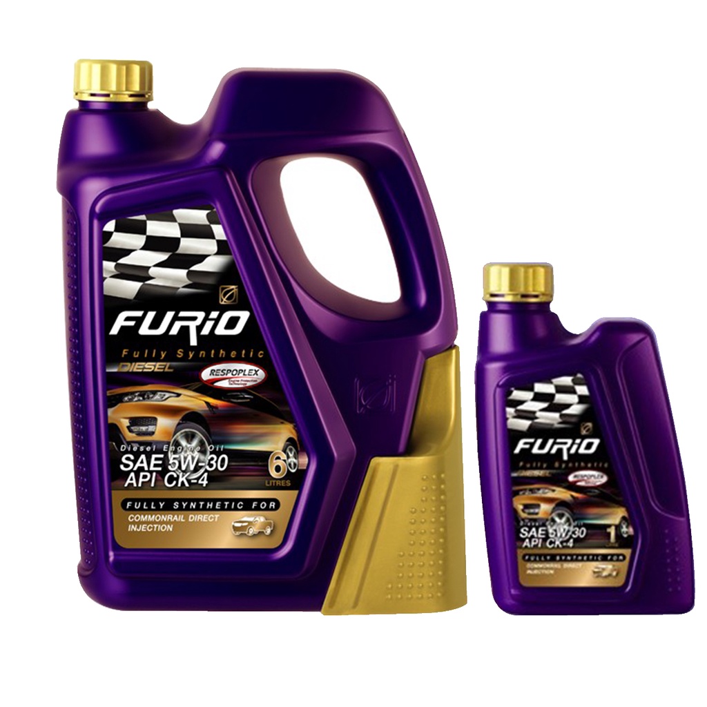 Bangchak น้ำมันเครื่องบางจาก ดีเซล FURIO FULLY SYN DIESEL (FURIO F1) CK4 5W30 6+1 ลิตร