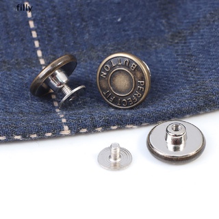 [FILLY] New Button Pins for Jeans Button Replacement for Pants Fashion DIY Button Pins DFG