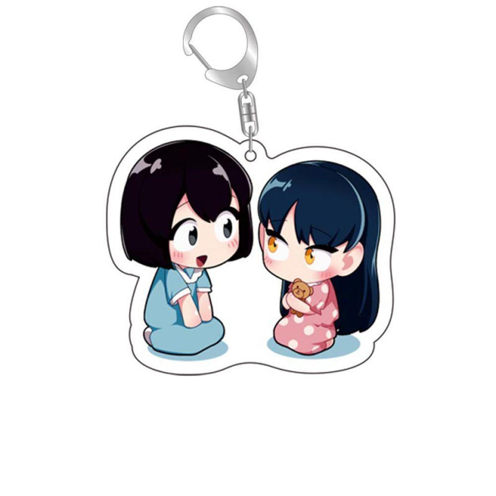 VANES1 Jewelry Komi Can't Communicate Anime Figures Keychain Pendant ...