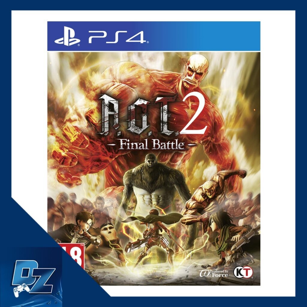 Attack on Titan 2 Final Battle PS4 Games มือ 1 New [แผ่นเกมส์ PS4] [แผ่น PS4 แท้] [PS4 Game]