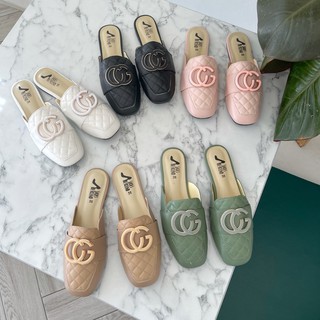 shoes be friend เปิดส้นGC รองเท้าเปิดส้นสุดหรูดูดีเหมาะสำหรับทุกเทศกาล สวมใส่ได้ทุกชุดสินค้าราคาถูก