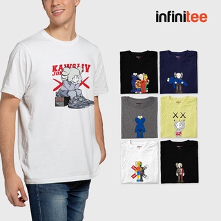 ไม่มีที่สิ้นสุด Kaws Shirt Collection Sesame Street Elmo  เสื้อยืด  สำหรับผู้ชาย Women Unisex Trendy T Shirt Tops