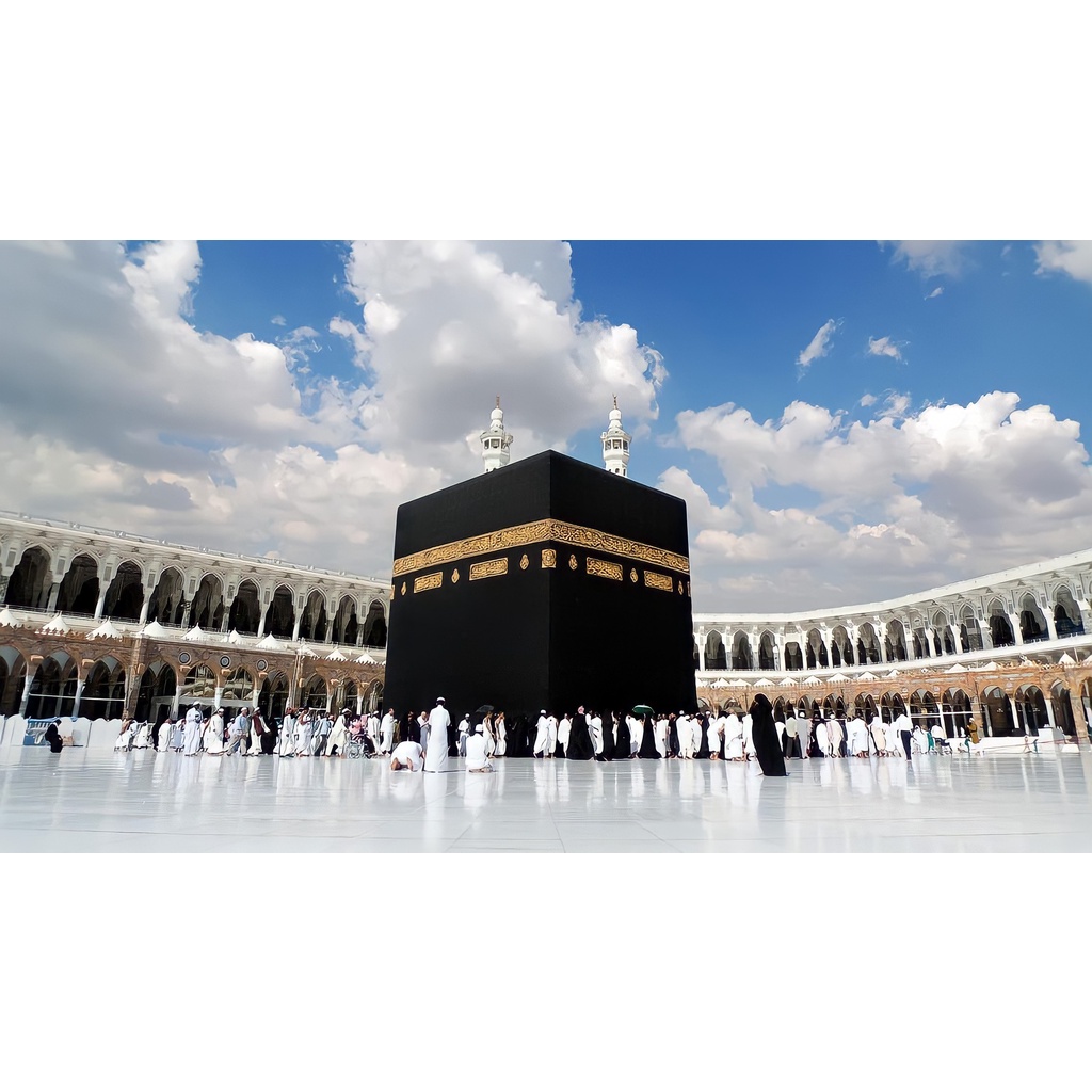 โปสเตอร์ลูกน้ําพิมพ์ UV สามารถปรับแต่งได้, MAKKAH ALMUKARROMAH