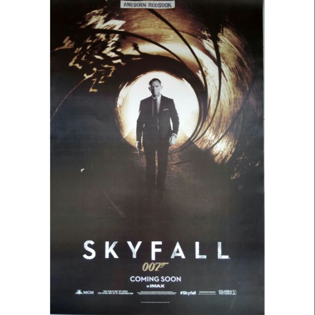 SKY FALL : JAMES BOND 007 POSTER