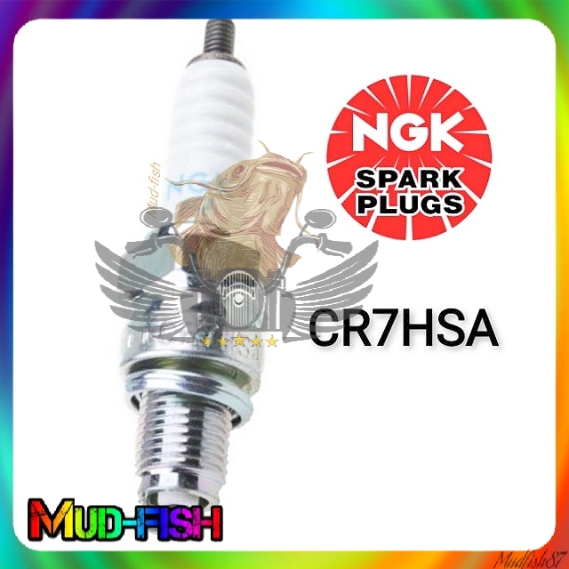 หัวเทียนมาตรฐาน NGK CR7HSA, CR6HSA สําหรับ SRL115 Fi, SYM SPORT RIDER
