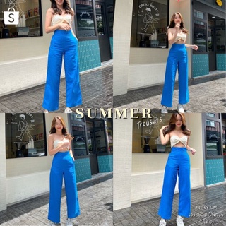 SUMMER Trousers กางเกงใส่ไปทะเล (ซิปหลัง) ทรงสวย นั่งแล้วพุงไม่ปลิ้น