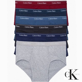 พร้อมส่งในไทย📦กางเกงใน ผู้ชาย Calvin Klein Cotton Classics Brief 6 ตัว**ของเเท้