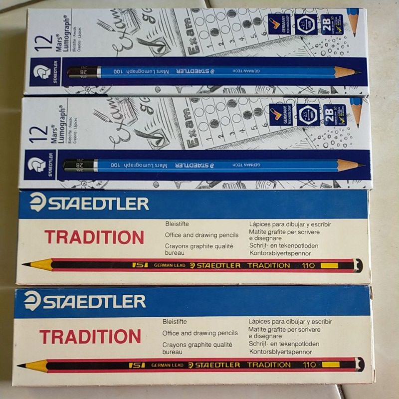 ดินสอ Staedtler 2B & 4B