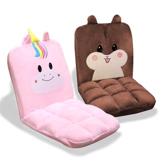 เบาะนั่งไตล์ญี่ปุ่นรุ่นหนา ปรับได้5ระดับ ลายการ์ตูน หนานุ่มส…