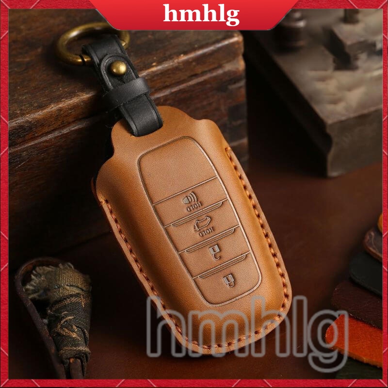 【Available】เคสกุญแจรถยนต์หนัง พร้อมพวงกุญแจ สําหรับ For Toyota Camry 2025 Fortuner Revo Rocco GR Sport Fortuner 2022