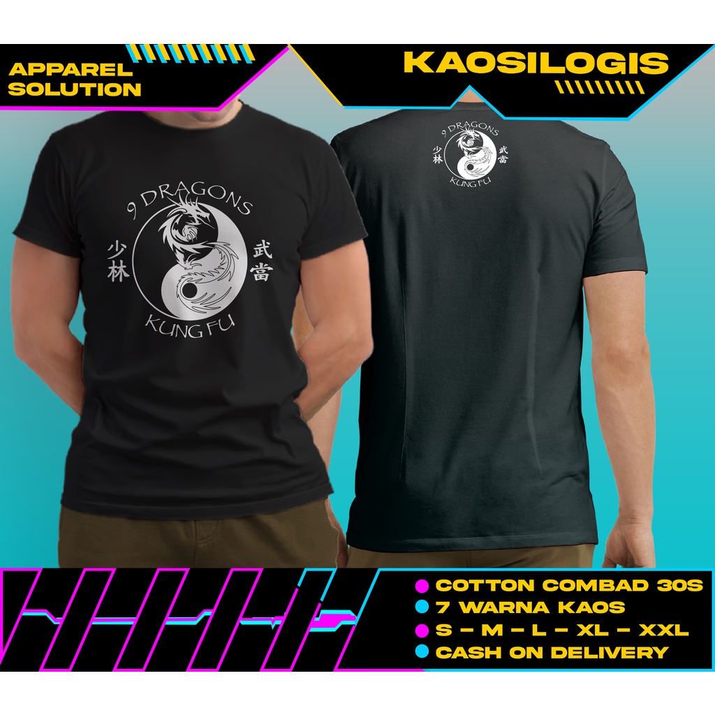 เสื้อยืด Dragon Kungfu Distro 9 - Kaosilogis