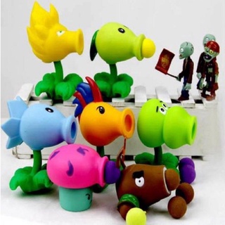 (จุด, ราคาต่ำสุด) 48 Pvz Plants vs Zombies Pvc Model Toys