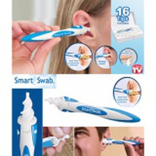 ที่ปั่นหู Smart Swab อุปกรณ์ทำความสะอาดหู พร้อมหัวปั่นสำรอง 16 หัว