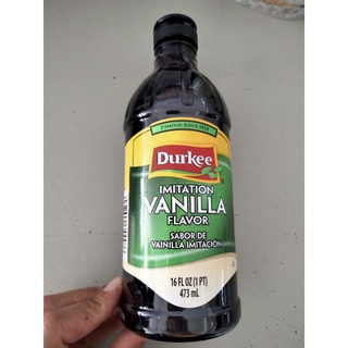 Durkee Imitation Vanilla Flavor  วัตถุแต่งกลิ่นขนมและ อาหาร  เดอร์กี้ 473 Ml