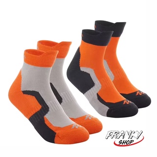 [พร้อมส่ง] ถุงเท้าหุ้มข้อเด็กสำหรับใส่เดินป่าบนภูเขา Kids’ Mid-Length Hiking Socks