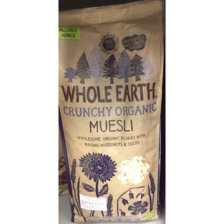 โฮลเอิร์ทอาหารเช้ามูสลี่ 750กรัม Whole Earth Crunchy Muesli750g