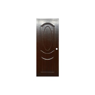 ประตู UPVC ภายใน AZLE LT-02 80x200 cm Brownie-Oak | AZLE | AZLE ET-02 BW-OK ประตู UPVC ประตู Door and Window Sale ประตู