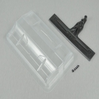 3Racing F113-101/BL LEXAN F1 FRONT WING SET - BLACK