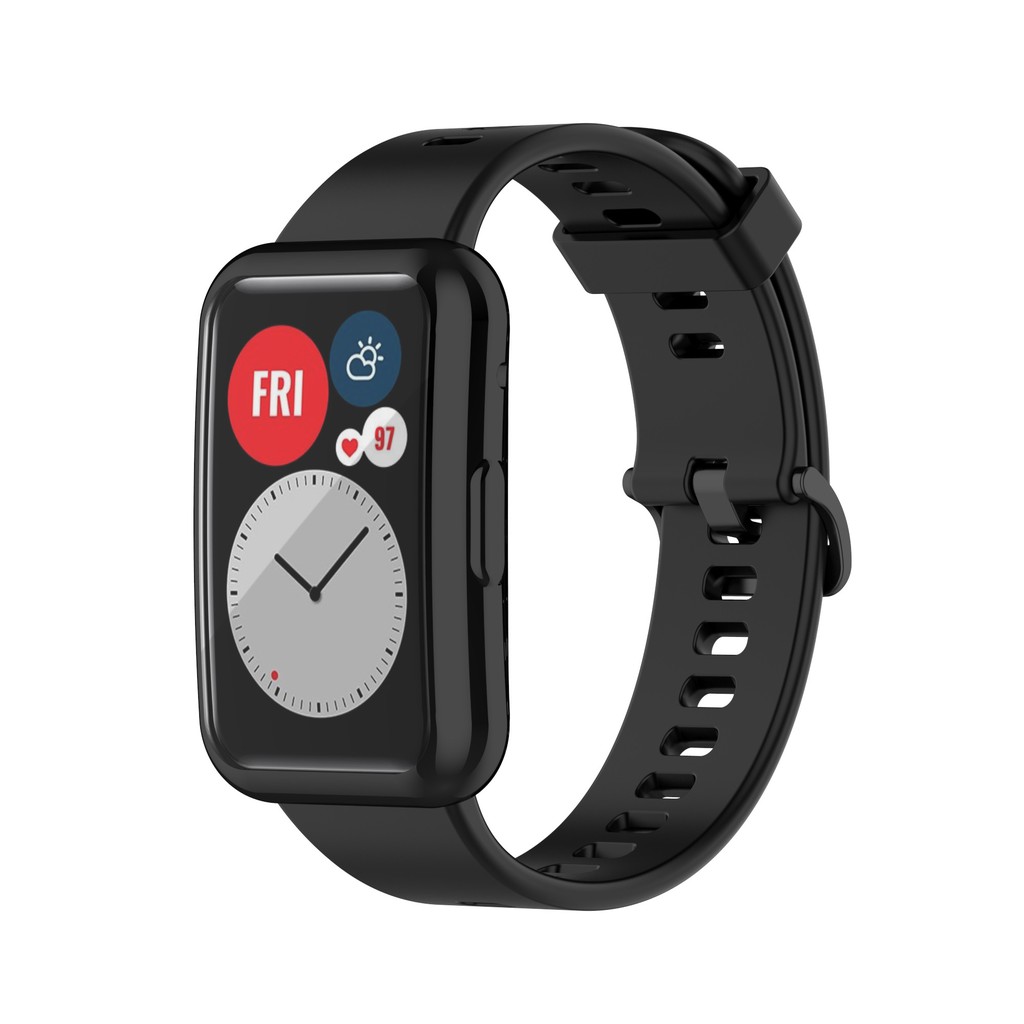 เคส Huawei watch fit special edition / Fit new / Fit 1 / Fit TPU นิ่มครอบเต็มหน้าปัดสวยงามมีหลายสี - รูปที่ 2