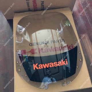 KAWASAKI แท้ศูนย์ กระบังลม บังลม WINDSHIELD สำหรับ SERPICO อักษรสีส้ม (39154-A911)